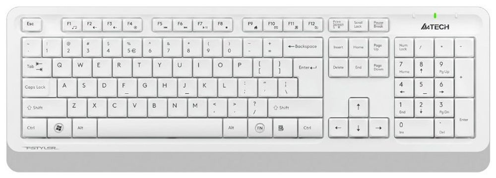 Клавиатура A4Tech Fstyler FG1010S белый