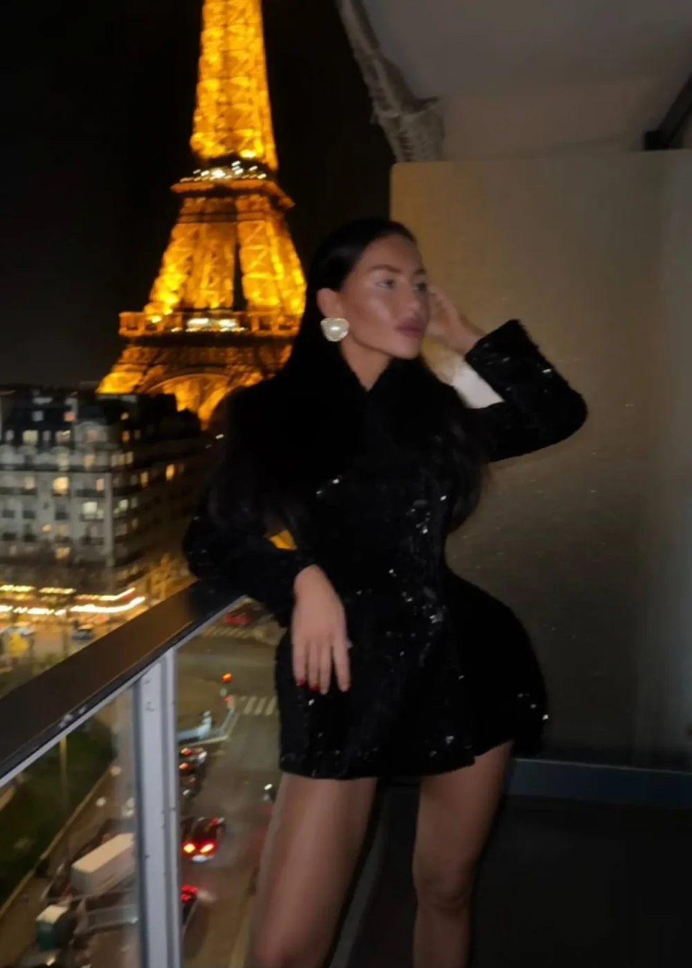 Жакет Икона в пайетку, Черный