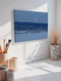 Картина на стену 40 X 50 Зимний пейзаж