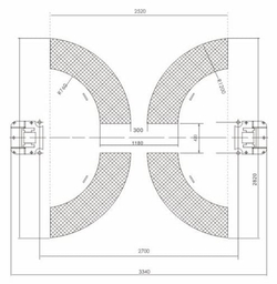 Подъемник двухстоечный GW-C4000 380 Great Wolf, 4000кг
