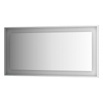 Зеркало Evoform в багетной раме со встроенным LED-светильником 35,5 W 150x75 см