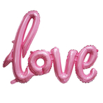 Шар фольгированный Надпись "Love" 108 см (Розовый)