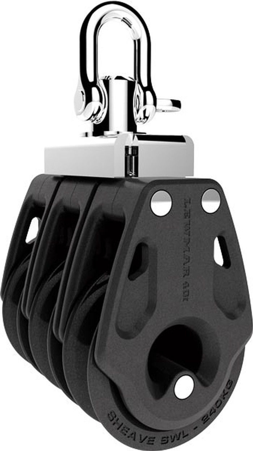 Блок 40 мм, тройной, с такелажной скобой 29901423 (10243108)