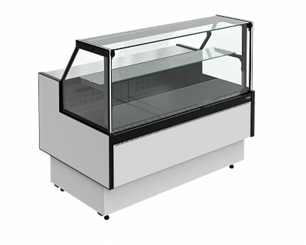 Холодильная витрина Carboma PALM 3 GC95 VM 1,25-1 выдвижные поддоны без боковин (версия 2.0)