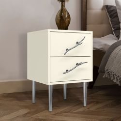 Тумба Арт Колор matte Стайл Сильвер Кремовый белый матовый