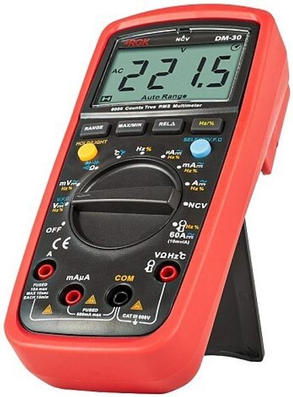 Цифровой мультиметр RGK DM-30 с поверкой