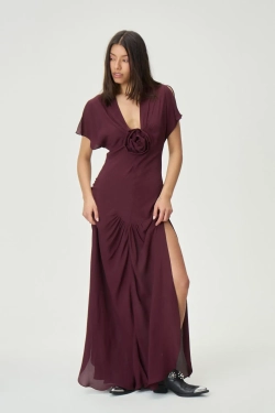 Платье Во имя Розы винное