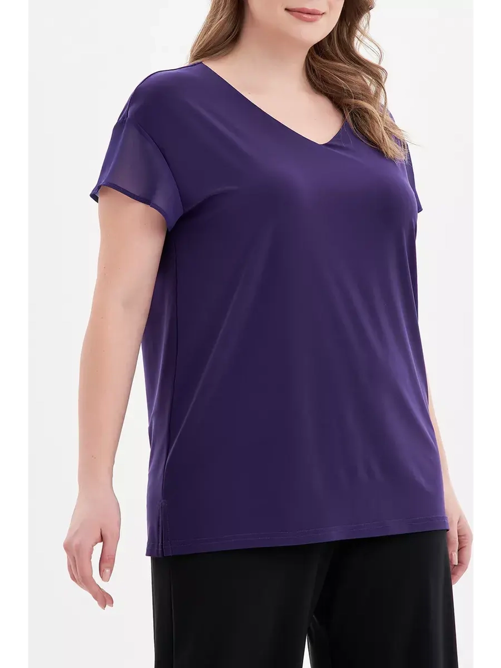 Блузка с шифоном