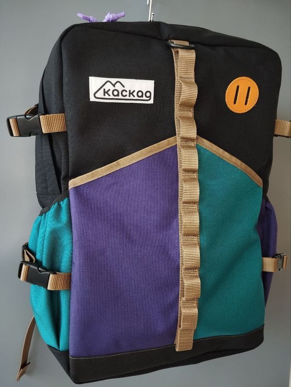 Рюкзак Сити фиолетовый / изумрудный - фото 2