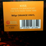 Kiss / WNEW FM Broadcast The Ritz NY, 12th August 1988  (Coloured Vinyl)(LP)