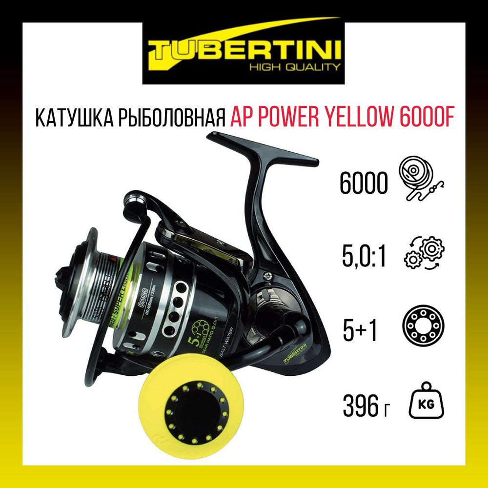 Катушка безынерционная силовая AP Power Yellow 4000F