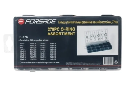 Кольца уплотнительные резиновые маслобензостойкие, 279пр. Forsage F-776