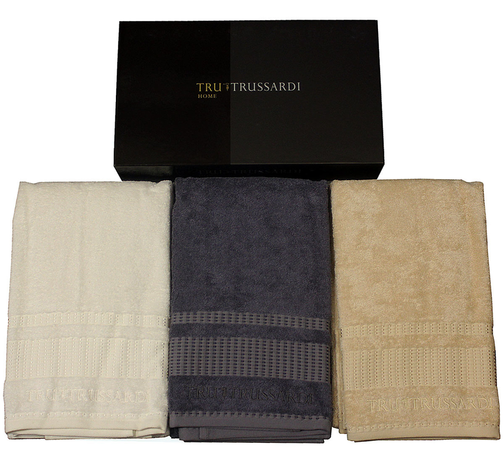 Набор полотенец 2 шт Trussardi Story ваниль фото