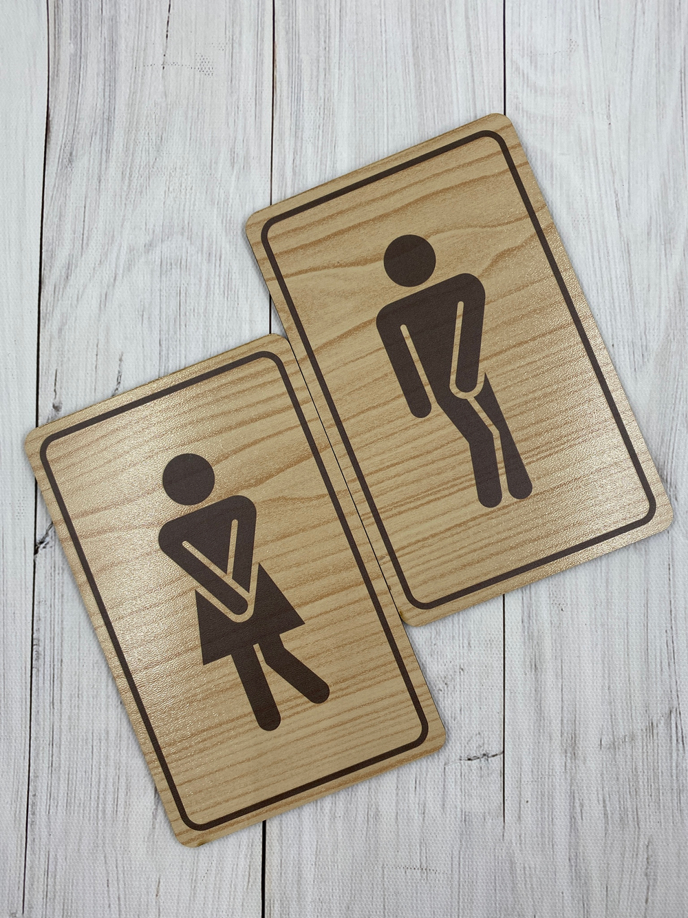 Табличка на туалет (пара М+Ж)