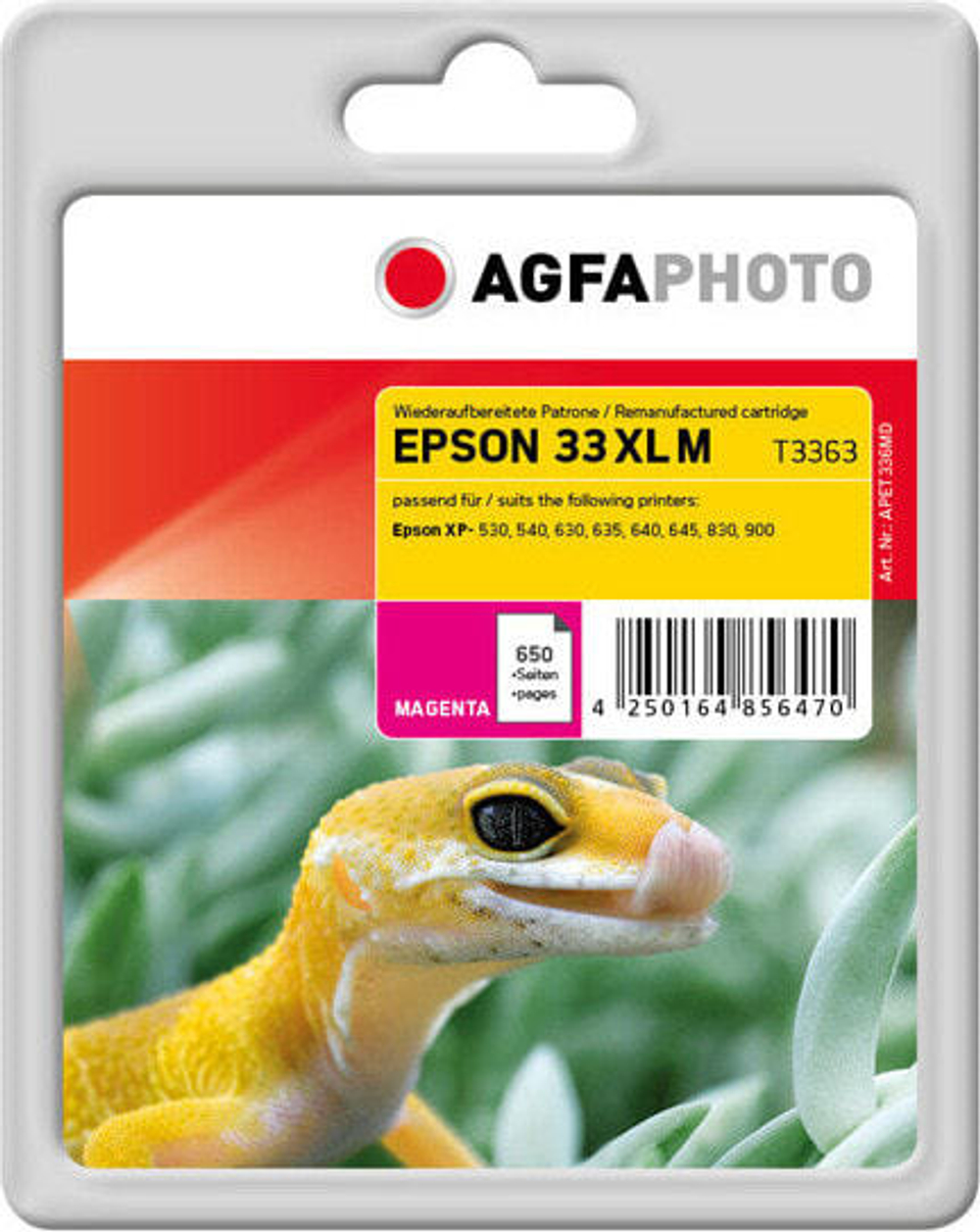 Картридж струйный пурпурный 1 шт AgfaPhoto Holding GmbH APET336MD