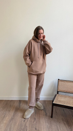 Худи Basic премиум утепленное, Мокко