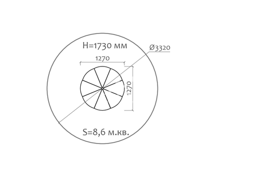Детский столик с навесом для игровой площадки 02006.21