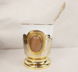 Кофейный набор с агатом "Важная персона" № 2