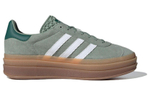 Adidas originals Gazelle comfortable wear-resistant low-top sneakers women's white and green