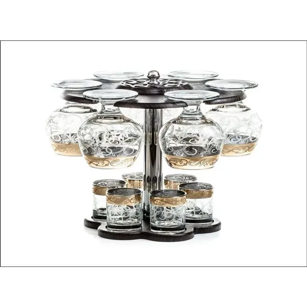 Бар Барокко (Барная стойка + 6 бренди + 6 стопок)