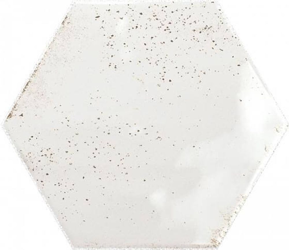 Ribesalbes Hope Hex White Glossy 15x17.3