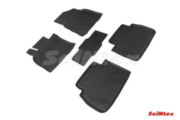 Резиновые коврики в салон Toyota Camry VIII [XV70] (2017-наст. время) "Высокий борт"