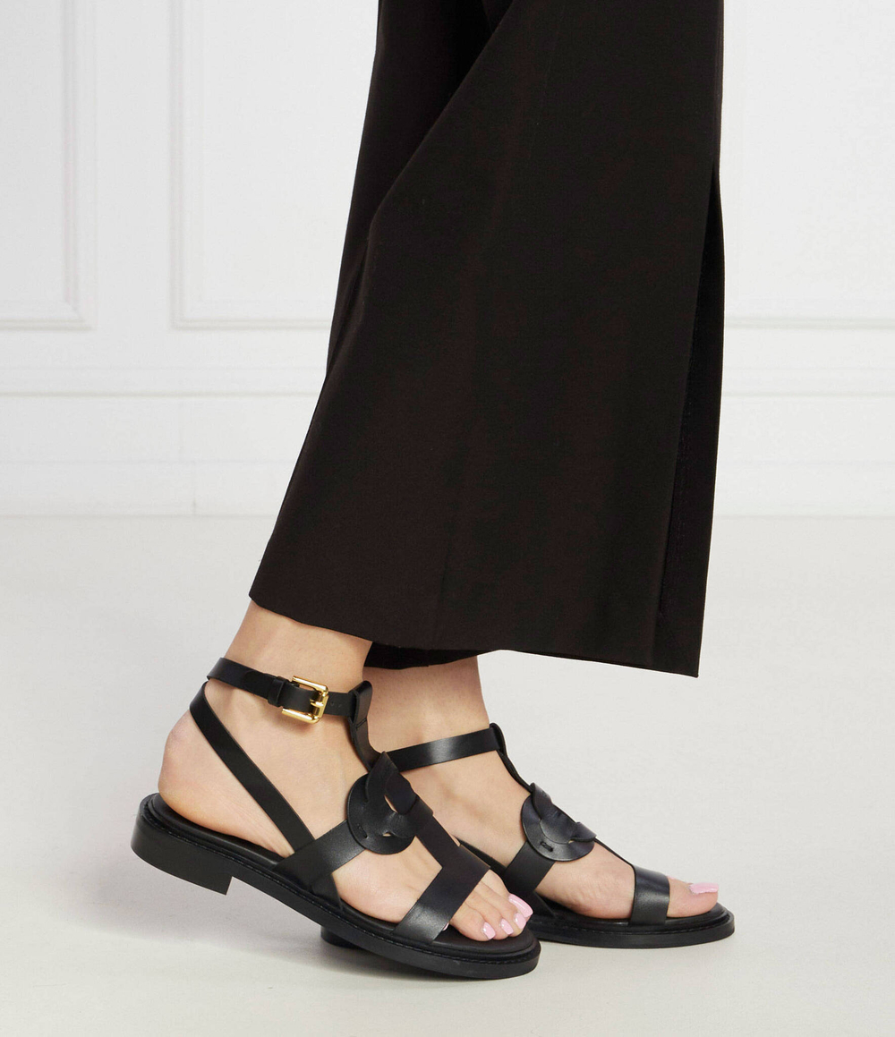 Кожаные босоножки See By Chlo\u00e9 - черный(SB42020A 19045)