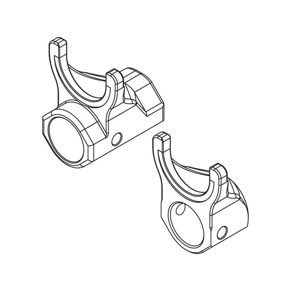 Комплект запрессовочных тисков REHAU H1/H2,E2,A3,A-light2, для трубы 40 (цвет: черный) (12018011001)