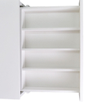 Комод белый Оланд без ручек 2 ящика для вещей и одежды с органайзерами для ящиков