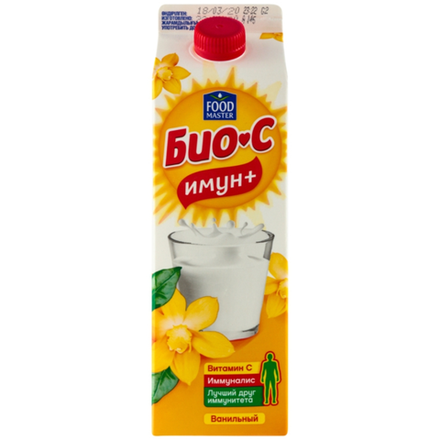 Йогурт питьевой Био-С Food Master Ванильный 1000 гр