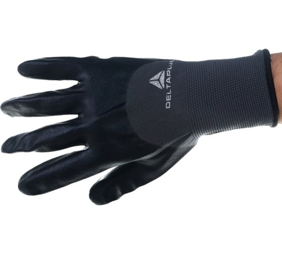 Перчатки полиамидные с двойным нитриловым покрытием VE713 Delta Plus VE71309