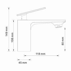 Alme 1503 Смеситель для умывальника