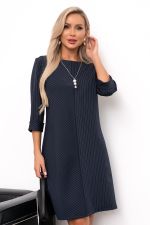 Платье Эстель (синий/полоска) Р11-1185 Nikol (Акция)