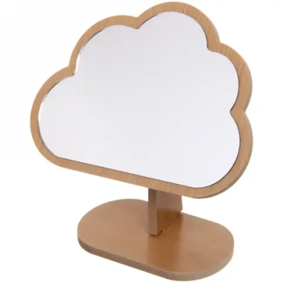 Зеркало настольное в деревянной оправе «High Tech - Cloud», 20*16 см ДЕРЕВО