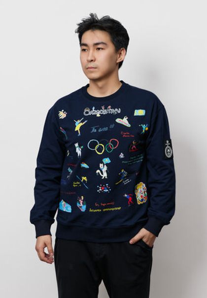 Свитшот OLYMPIC CHILD DARK BLUE