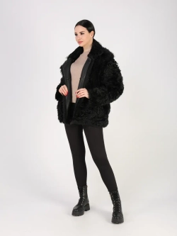 Дубленка зимняя шуба натуральная короткая