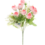 Искусственные цветы «Летняя фантазия» Розы 30см цвет розовый