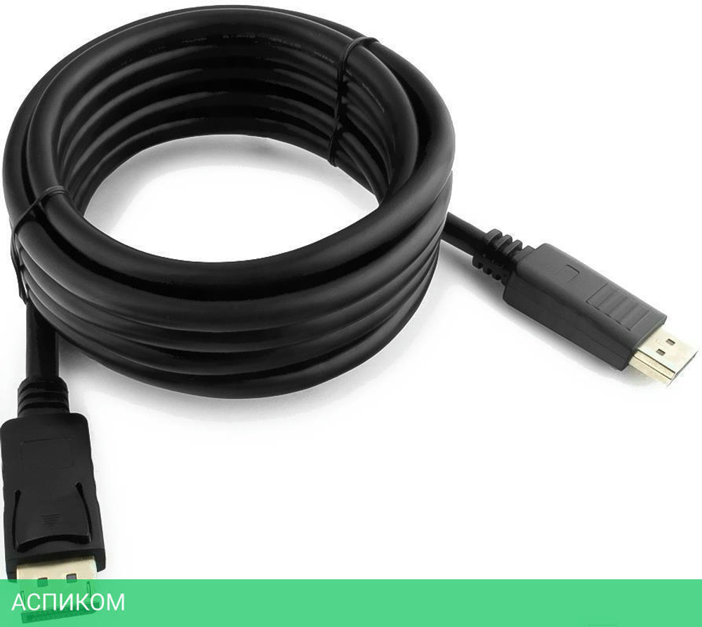 Кабель Cablexpert CC-DP2-10 DisplayPort v1.2 20M/20M 3м черный экран пакет