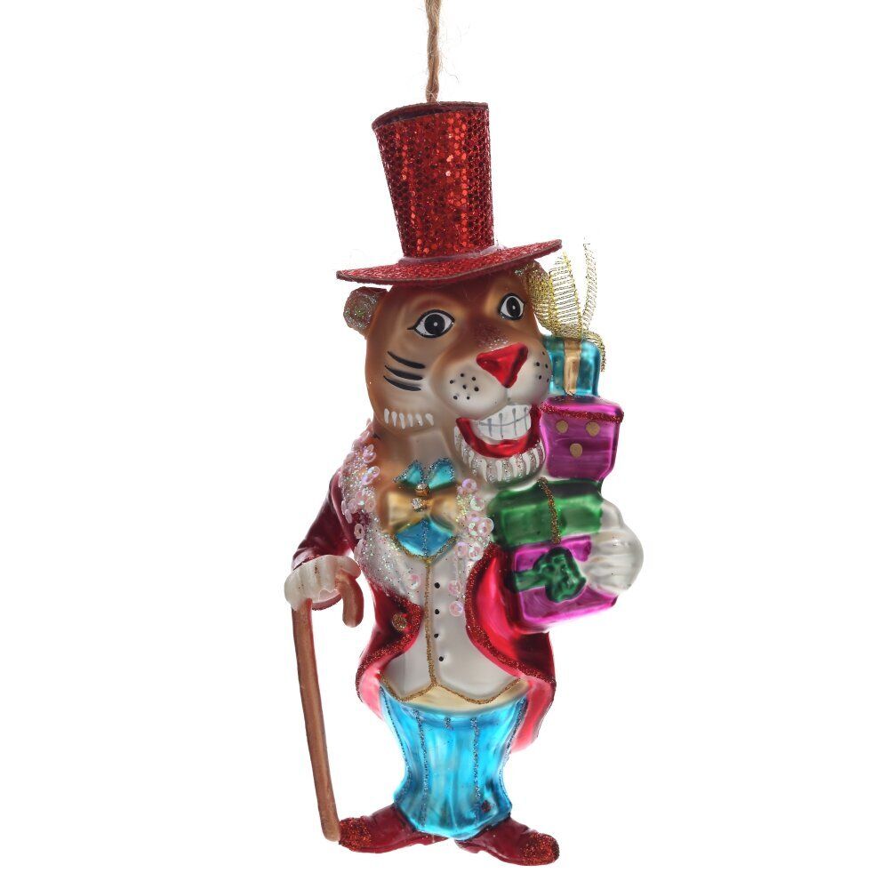 GAEM Украшение новогоднее "Тигр", L8 W4 H16 см