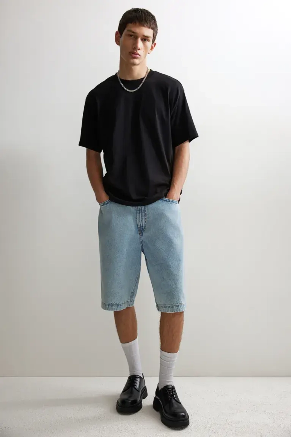 H&M Футболка свободного кроя, черный