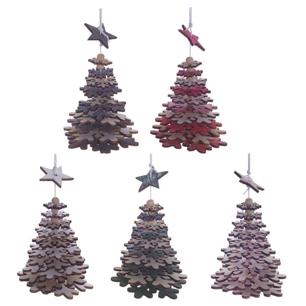 GAEM Украшение новогоднее "Елка", L8 W8 H14 см, 5в.