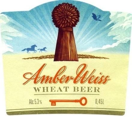 Пиво АмберВайс Драфт / AmberWeiss Draught 20л - кег