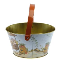GAEM Изделие декоративное "Ведерко пасхальное", L19 W19 H10,5 см