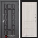 Дверь входная Лабиринт Нью-Йорк 03 - Сандал белый металлическая