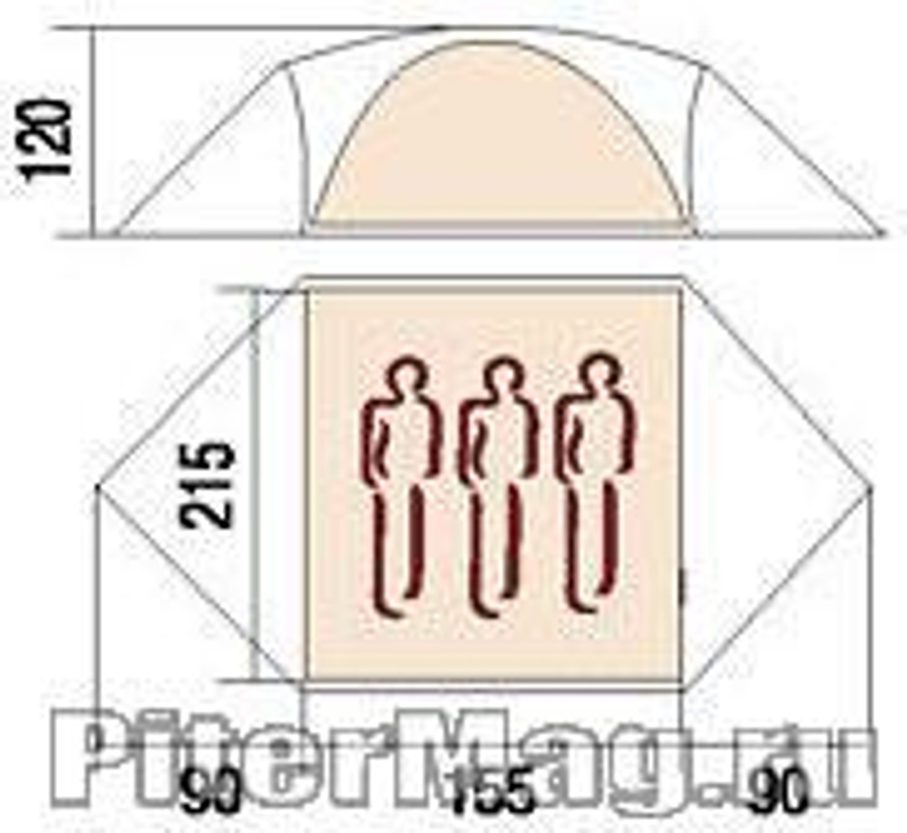 Палатка Red Fox Banjee Fox 3