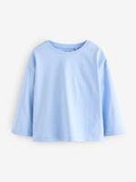 Лонгслив для девочки Next E65-392, 7 шт., Молочный, Синий, Розовый