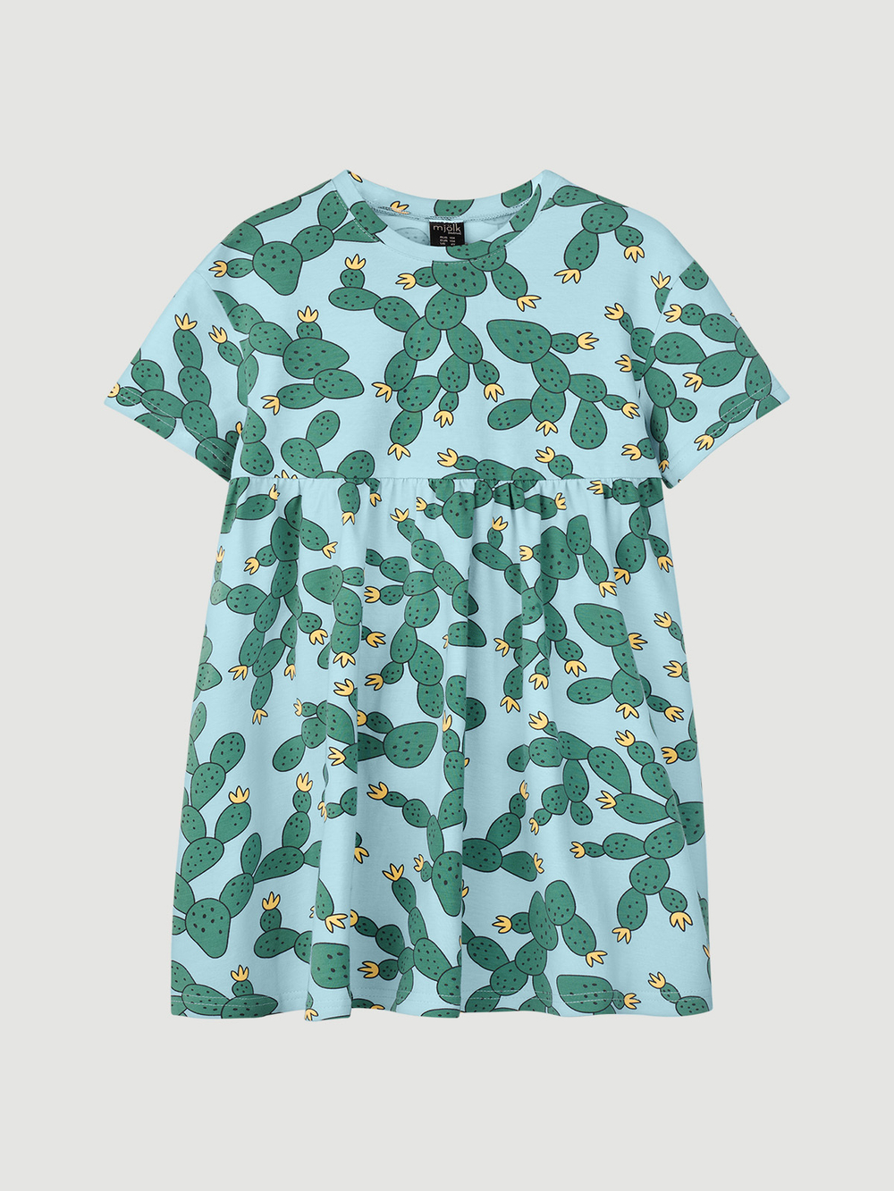 Платье оверсайз с коротким рукавом Mjölk Cactus