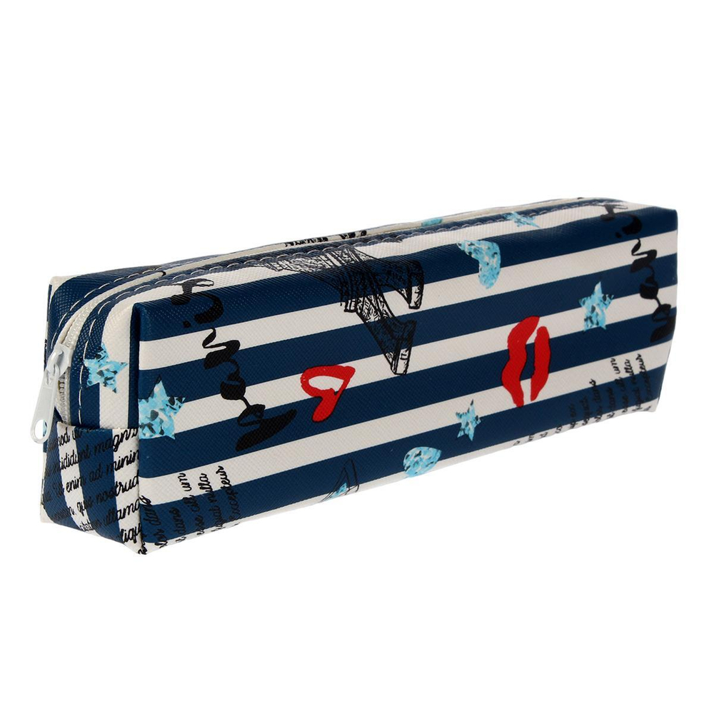 Пенал-косметичка "Подростковый микс", 19*3,5*5см, 5 видов микс