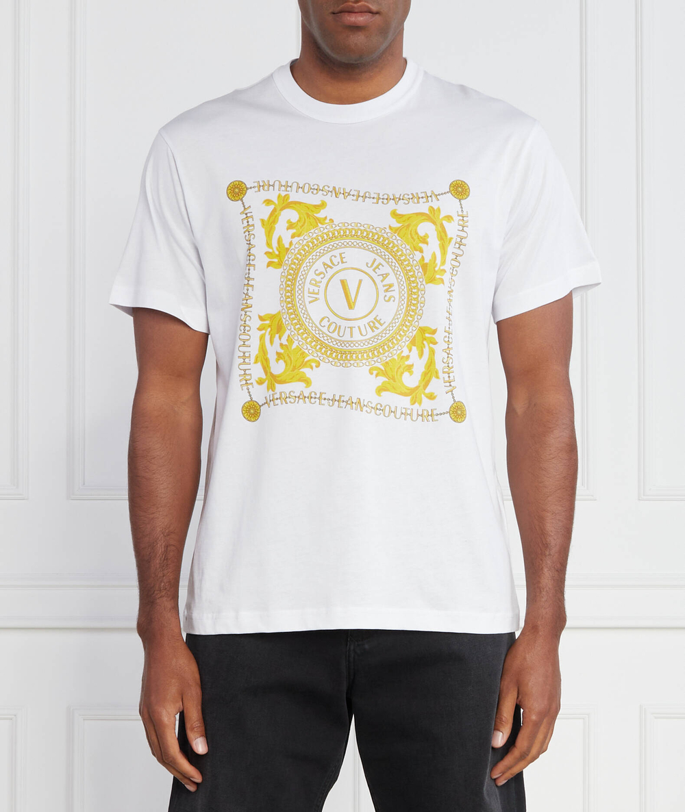 Футболка Versace Jeans Couture - белый(75GAHF07CJ00F)