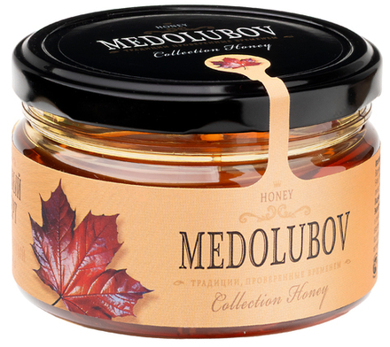 Медовый десерт Медолюбов Чернокленовый 250мл